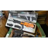 A Box Including 2 paint Guns & Airsoft Gun Model P-889A Etc