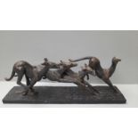 A Wooden Greyound Racing Ornament
