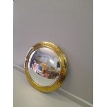 A Brass Round Mirror