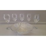 A Box Of Assorted Glasses, Fruit Bowl Etc