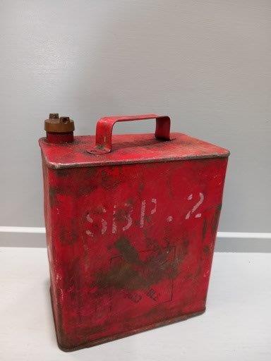 A Red Petrol Can