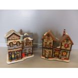 2 Christmas Electric House Decorations Etc