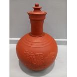 A Terracotta Dragon Vase