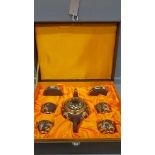 An Oriental Tea Service In Box