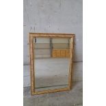 A Large Gilt Framed Mirror