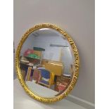 A Gilt Round Mirror