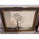 A Print - Winter Sunlight By Gerald Coulson & 1 Other Print