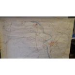 A Large Map Of Allendale Parish 1700-1800