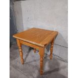 A Small Pine Kitchen Table H177cm x W68cm