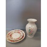A Royal Winton Vase, & Assorted Plates Etc