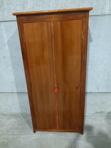 A Mahogany Cupboard H144cm x W70cm x D30cm