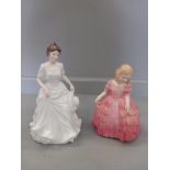 2 Royal Doulton Figures - Rose & Hannah & Assorted China