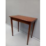 Mahogany Hall Table H77cm x L82cm x W47cm