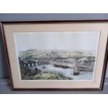 Print - Newcastle Upon Tyne In The Reign Of Queen Elizabeth