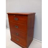 Mahogany Office Drawers H88cm x W63cm D43 cm