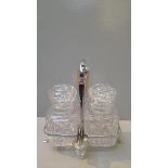 Double Pickle Castor Holder & Hanging Forks