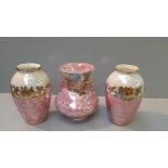3 Maling 'Rosine' Vases