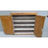 Pine Cupboard H117cm x W122cm x D33cm