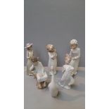 6 Lladro & NAO Figurines