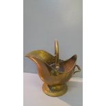 Brass Helmet Coal Scuttle