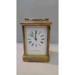 Mappin Bros, Regent Street Carriage Clock (Paris Make)