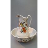 Burslem Ware Toilet Jug & Bowl