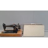 Singer Sewing Machine In Canvas Case