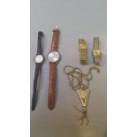 5 Assorted Wrist Watches Etc