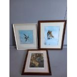 3 Prints - The Scotsman, Fox & Bird