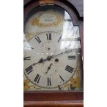 J & T Gibson, Alnwick Oak Grandfather Clock (Distressed)