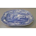 Spode Blue & White Meat Plate