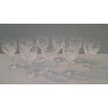 Box Of 9 Engraved Wine Glasses