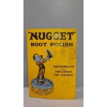 3 Metal Signs - Tizer, Oxo Cubes, Nugget Boot Polish