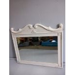 Painted Mantel Mirror