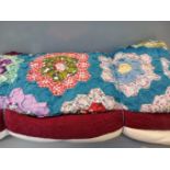 2 Table Covers & Small Patchwork Quilt