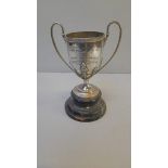 Silver Trophy - Blagdon Tenants Agric. Champion Cup For Cattle 1908 Presented By The Right