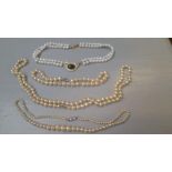 3 Pearl Necklaces