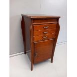 Mahogany Gramophone Cabinet H90cm x W50cm x D54cm