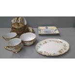 Part Tea Set & Wedgwood Pin Tray, Plate Etc