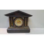 Pine Mantel Clock