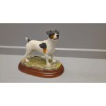 Border Fine Arts 'Jack Russell Terrier Standing (Tricolour)' Model No A3786 By Margaret Turner On Wo