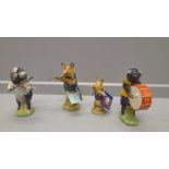 Beswick 9 Piece Pig Band 'John PP1, Matthew PP2, David PP3, Andrew PP4, Daniel PP5, Michael PP6, Jam