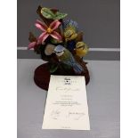Border Fine Arts 'Garden Party' Model No B1104 By R Ayres On Wooden Base (AS NEW) With Certificate &