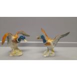 Beswick 'Pair Of Flying Mallards' 749/750 Impressed Beswick England