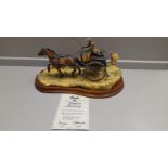 Border Fine Arts 'Country Doctor' Model No JH63 By R Ayres Limited Edition 174/1250 On Wooden Base W