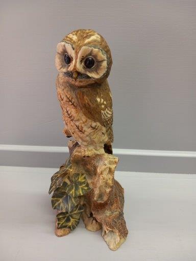 Border Fine Arts 'Tawny Owl' Model No 031 By Victor Hayton 