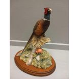 Border Fine Arts 'Woodland Majesty' Model No BFA96 By D Walton On Wooden Base With Original Box