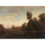 JOHANN GEORG VALENTIN RUTHS, THUERINGER LANDSCHAFT (UM 1860)