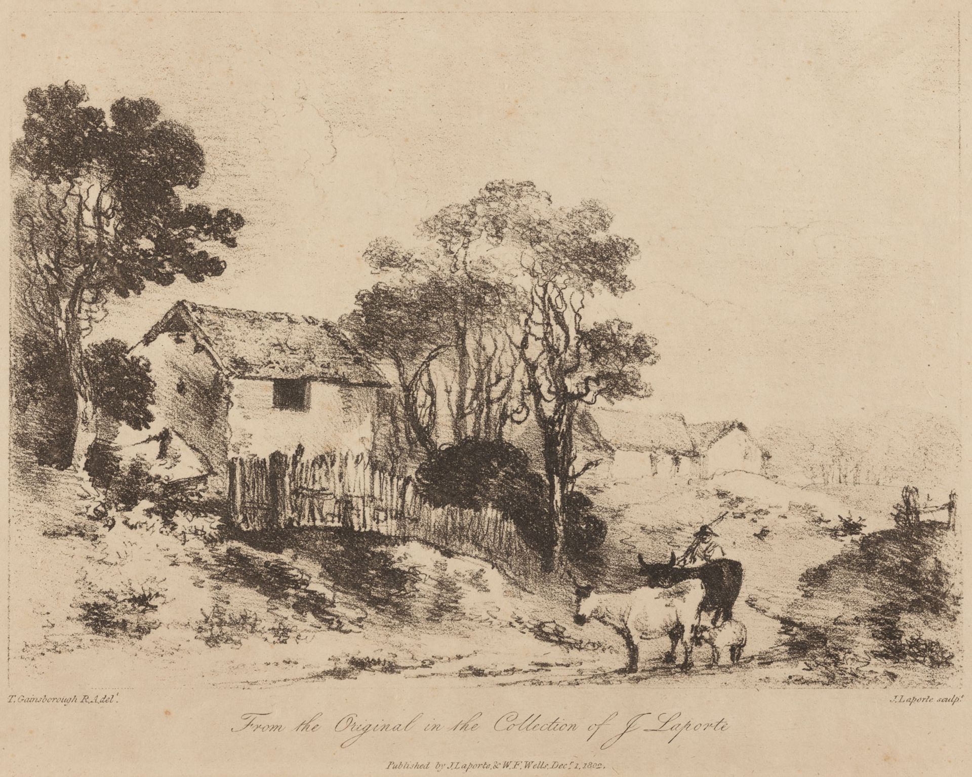 SAMMLUNG AUS 44 GRAFIKEN NACH GEMÄLDEN, U.A. VON THOMAS GAINSBOROUGH - Image 3 of 5