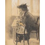 HECTOR LOUIS GOFFINT, IM CAFE (1915)